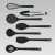 Juego de Cuchillos de Cocina y Soporte Feel Maestro MR-1542-BLACK