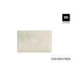 Fuente de Cocina La Mediterránea Anya Rectangular 20 x 13 x 2 cm (24 Unidades)