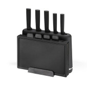 Juego de Cuchillos de Cocina y Soporte Feel Maestro MR-1412-BLACK