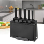Juego de Cuchillos de Cocina y Soporte Feel Maestro MR-1412-BLACK