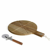 Cortador de Pizza Livoo Madera de acacia 30 x 45 cm