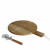 Cortador de Pizza Livoo Madera de acacia 30 x 45 cm