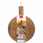 Cortador de Pizza Livoo Madera de acacia 30 x 45 cm