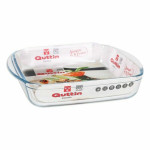 Fuente de Cocina Quttin 63081 Vidrio Cuadrado 25 x 21,9 x 5 cm