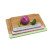 Tabla de cortar DKD Home Decor Azul Verde Rosa Bambú 33,5 x 22,4 x 1,2 cm