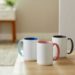 Taza Personalizable para Plotter de corte Cricut 2009330 Blanco Gris 425 ml