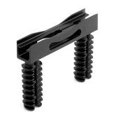 Soporte Invisible Ghosta Para Estantes - Montaje Tangencial Y Fijación Oculta Para Muebles Modernos (100 uds.)