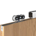 Sistema De Puerta Corredera Klein Lite-60 Retrac - Montaje Empotrado Para Madera Hasta 60 Kg