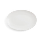 Fuente de Cocina Ariane Vital Coupe Ovalado Cerámica Blanco (Ø 26 cm) (12 Unidades)