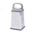 Rallador Multiusos Quid Ozon Gris Metal 22 x 10 x 10 cm (12 Unidades)