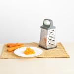 Rallador Multiusos Quid Ozon Gris Metal 22 x 10 x 10 cm (12 Unidades)