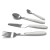 Cubertería Pradel essentiel Colorfull Blanco Metal 20 Piezas