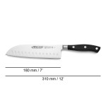 Cuchillo Santoku Arcos serie riviera Negro Acero Polioximetileno 18 cm