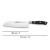 Cuchillo Santoku Arcos serie riviera Negro Acero Polioximetileno 18 cm
