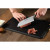 Cuchillo Santoku Arcos serie riviera Negro Acero Polioximetileno 18 cm