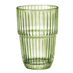 Vaso de agua Bormioli Rocco Barshine Verde Vidrio 380 ml (6 Unidades)
