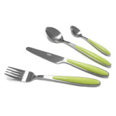 Cubertería Pradel essentiel Colorfull Verde Metal 20 Piezas