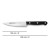 Cuchillo de Cocina Arcos serie universal Negro Acero 12 cm