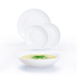 Vajilla Luminarc Apy Blanco Vidrio 18 Piezas