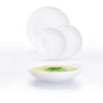 Vajilla Luminarc Apy Blanco Vidrio 18 Piezas