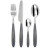 Cubertería Pradel essentiel Colorfull Gris Metal 20 Piezas