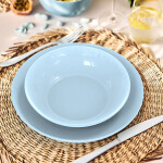 Vajilla Luminarc Apy Paradise Azul Azul Vidrio 18 Piezas