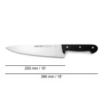 Cuchillo de Cocina Arcos serie universal Negro Acero 25 cm