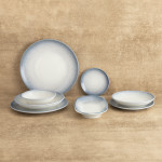 Plato de Postre Bidasoa Lea Hydrozero Blanco Cerámica Ø 21 cm (6 Unidades)