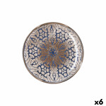 Plato de Postre Bidasoa Deneb Hydrozero Marrón Cerámica Ø 21 cm (6 Unidades)