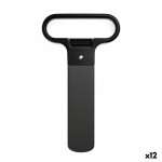 Abrebotellas Koala Basic Negro Metal 11 x 6,5 x 1 cm (12 Unidades)