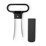 Abrebotellas Koala Basic Negro Metal 11 x 6,5 x 1 cm (12 Unidades)