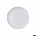 Plato de Postre Bidasoa Moana Gris Cerámica Ø 21,5 cm (12 Unidades)