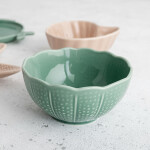 Bol para Aperitivos Bidasoa Aura Stela Verde Cerámica 12 x 12 x 5 cm (6 Unidades)