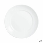 Plato de Postre Luminarc Apy Blanco Vidrio Ø 18 cm (12 Unidades)