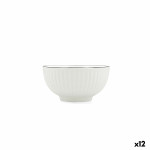 Bol para Aperitivos Quid Gastro Black Blanco Negro Cerámica (12 Unidades)