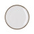 Plato Llano Bidasoa Orion Hydrozero Blanco Cerámica Ø 25 cm (6 Unidades)