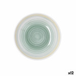 Plato Hondo Quid Velvet Amarillo Cerámica Ø 21,5 cm (12 Unidades)