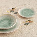 Plato Hondo Quid Velvet Amarillo Cerámica Ø 21,5 cm (12 Unidades)