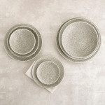 Plato de Postre Bidasoa Element Hydrozero Beige Cerámica Ø 21 cm (6 Unidades)