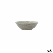 Bol para Aperitivos Bidasoa Element Hydrozero Beige Cerámica (6 Unidades)