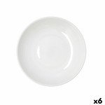 Plato Hondo Bidasoa Harmony Hydrozero Blanco Cerámica Ø 23 cm (6 Unidades)