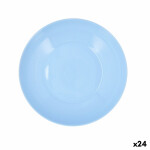 Plato Hondo Luminarc Apy Paradise Azul Vidrio Ø 20 cm (24 Unidades)
