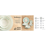 Plato para Pizza Bidasoa Kai Hydrozero Blanco Cerámica Ø 30 cm (6 Unidades)