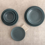 Plato para Pizza Bidasoa Element Hydrozero Azul Cerámica Ø 30 cm (6 Unidades)