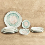 Plato Bidasoa Kai Hydrozero Blanco Cerámica Ø 15 cm Pan (6 Unidades)