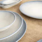 Plato para Pizza Bidasoa Lea Hydrozero Blanco Cerámica Ø 30 cm (6 Unidades)