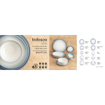 Plato para Pizza Bidasoa Lea Hydrozero Blanco Cerámica Ø 30 cm (6 Unidades)