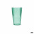 Vaso de agua Quid Iris Verde Plástico 600 ml (12 Unidades)