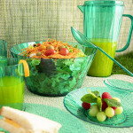 Vaso de agua Quid Iris Verde Plástico 600 ml (12 Unidades)