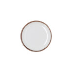 Plato Bidasoa Orion Hydrozero Blanco Cerámica Ø 15 cm Pan (6 Unidades)